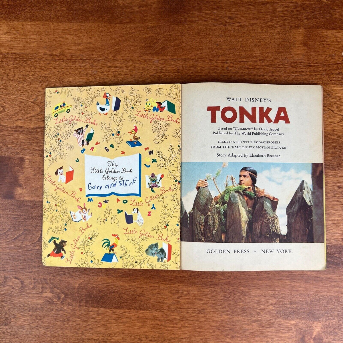 Walt Disney's Tonka A Little Golden Book