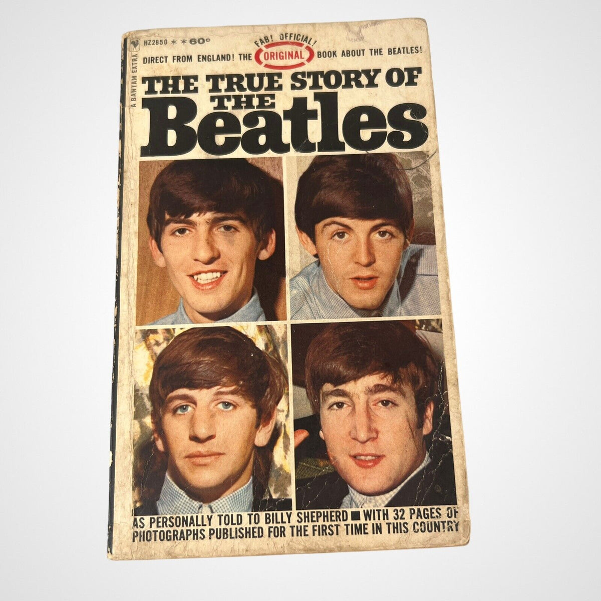 2 Beatles Books Paperback, The Beatle Book, The True Story of the Beatles