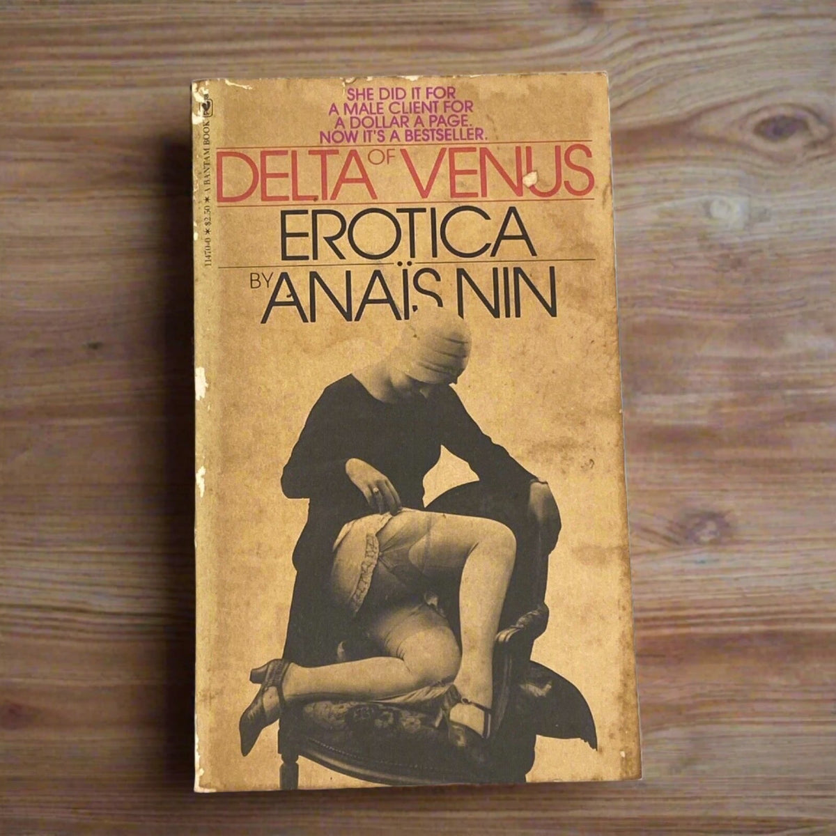 Delta of Venus Erotica by Anais Nin, Bantam Edition, Second Printing 1978