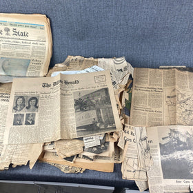 Train Wrecks , History , Newspaper and Newspaper Clippings 1970-80s , News 11 Lb