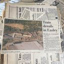 Train Wrecks , History , Newspaper and Newspaper Clippings 1970-80s , News 11 Lb