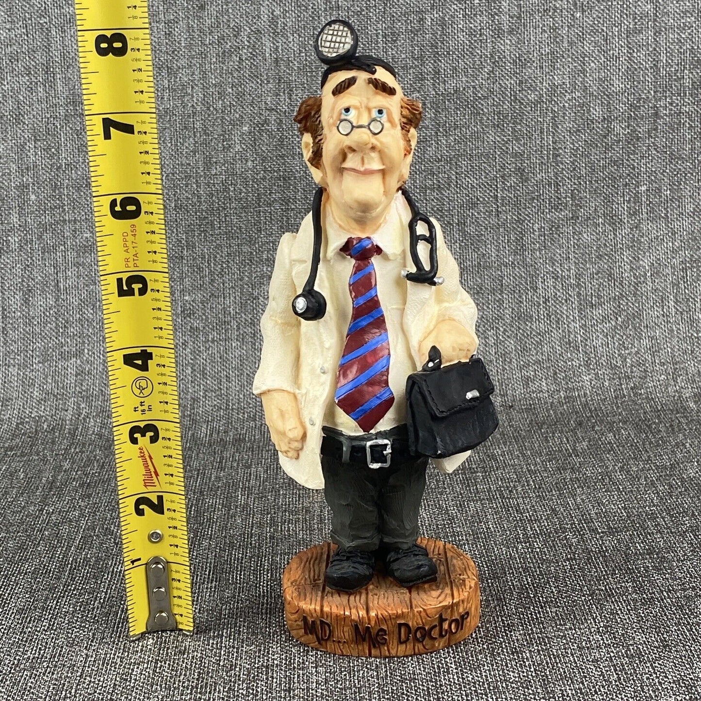 Vintage "It's a Living" Doctor Wobbler Figurine by Doug Harris / Russ , 8" tall