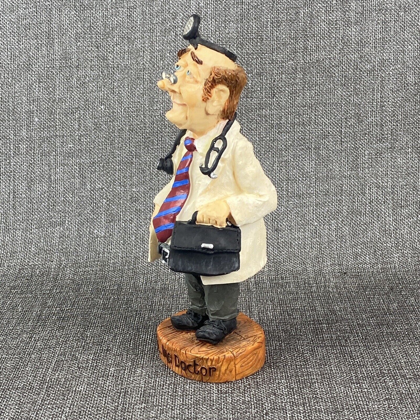 Vintage "It's a Living" Doctor Wobbler Figurine by Doug Harris / Russ , 8" tall