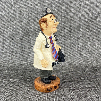 Vintage "It's a Living" Doctor Wobbler Figurine by Doug Harris / Russ , 8" tall