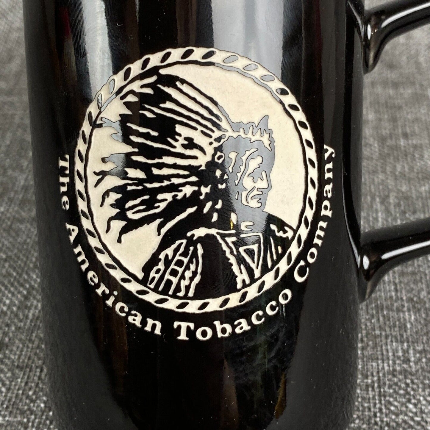 The American Tobacco Company Black Mug (Original)