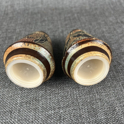 Vintage Terra Cotta Salt and Pepper Shakers Roman Empire (Greek)