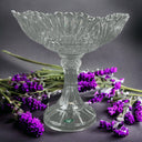 SHANNON CRYSTAL Compote Made In Ireland 12" Tall x 12" Wide (Fruit) Glass