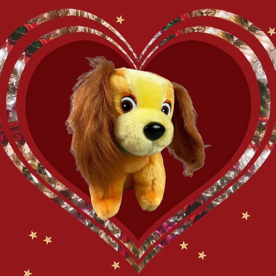 Walt Disney Lady and the Tramp Plush Stuffed Animal 6.5" Tall