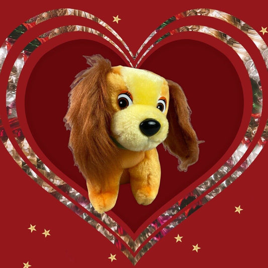 Walt Disney Lady and the Tramp Plush Stuffed Animal 6.5" Tall