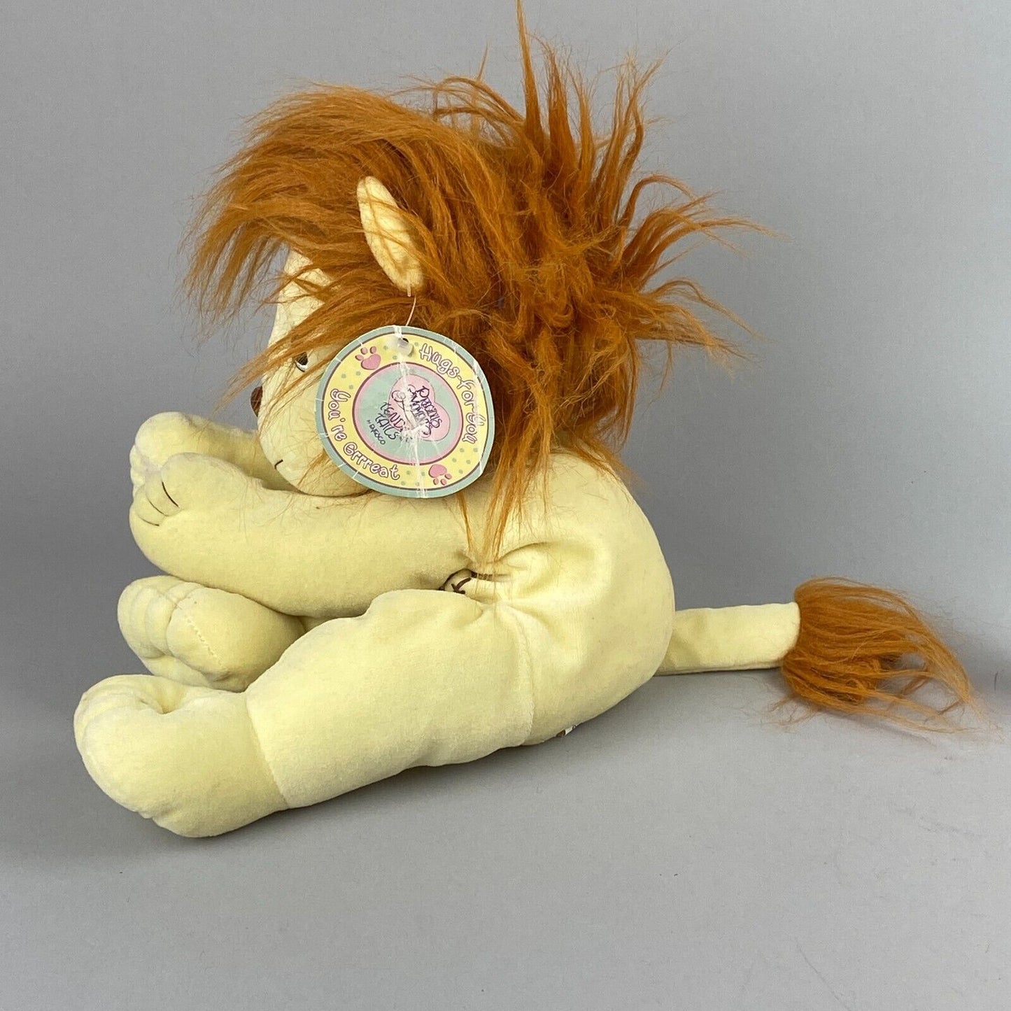 Vintage Precious Moments Tender Tails Lion Plush Stuffed Animal