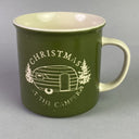 Handmade Artisan Mug 'Christmas at the Campers' Mug (Coffee) Teardrop