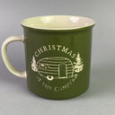 Handmade Artisan Mug 'Christmas at the Campers' Mug (Coffee) Teardrop