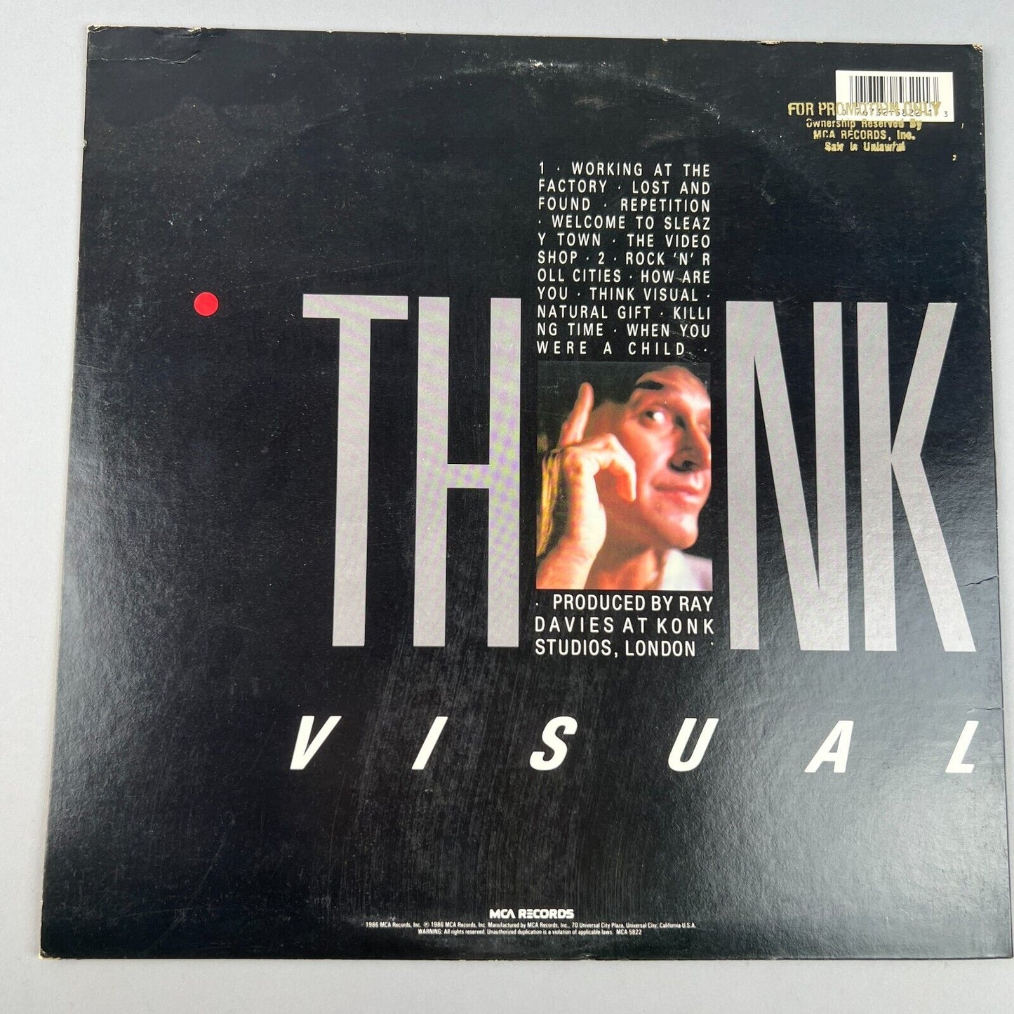 Think Visual - The Kinks Promotional Vinyl Record
