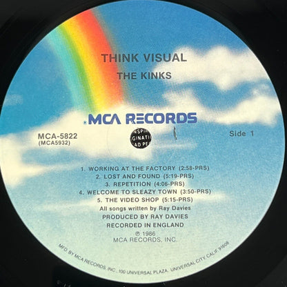 Think Visual - The Kinks Promotional Vinyl Record
