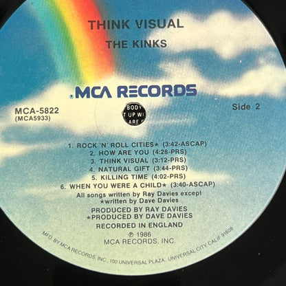 Think Visual - The Kinks Promotional Vinyl Record