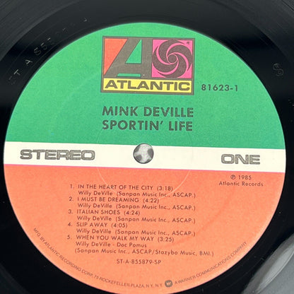Sportin' Life - Mink Deville Vinyl Promotional Record, Near Mint