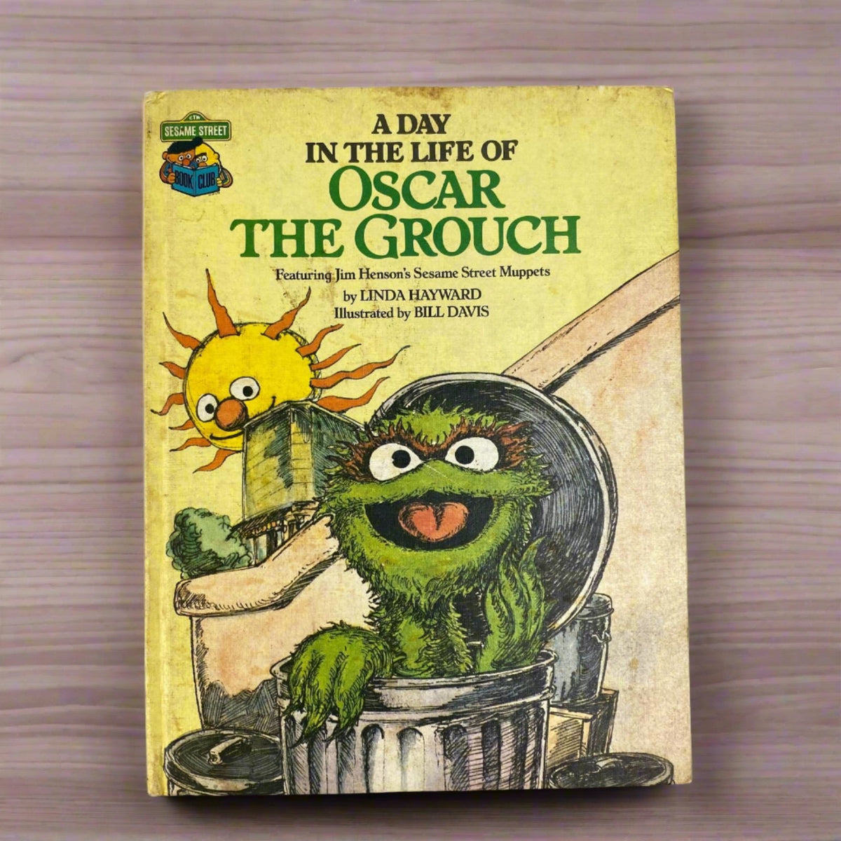 A Sesame Street Golden Press Book, A Day in the Life of Oscar the Grouch 1971