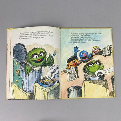 A Sesame Street Golden Press Book, A Day in the Life of Oscar the Grouch 1971