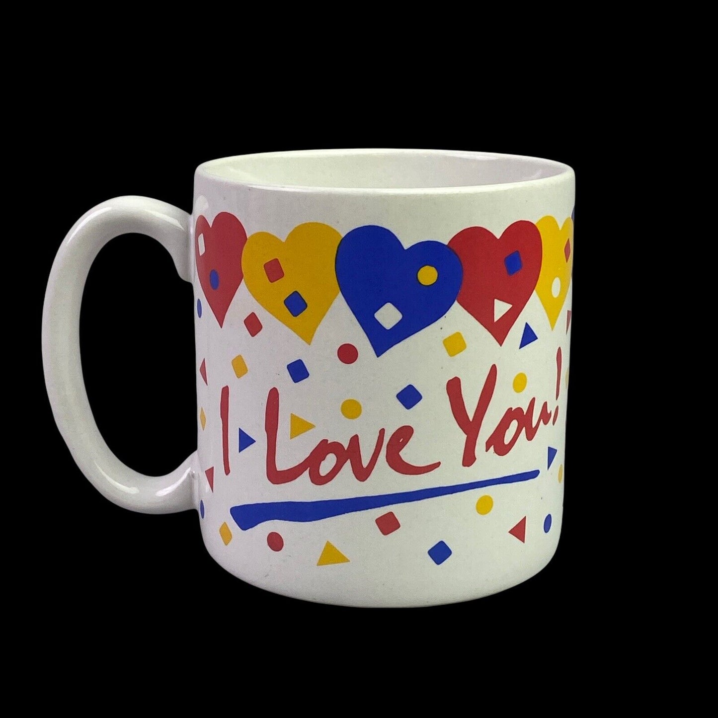 Vintage 1989 "I Love You" Mug (Coffee, Tea, Chocolate, Anniversary, Valentines)