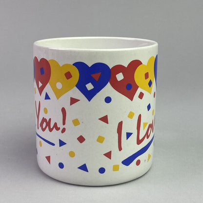 Vintage 1989 "I Love You" Mug (Coffee, Tea, Chocolate, Anniversary, Valentines)