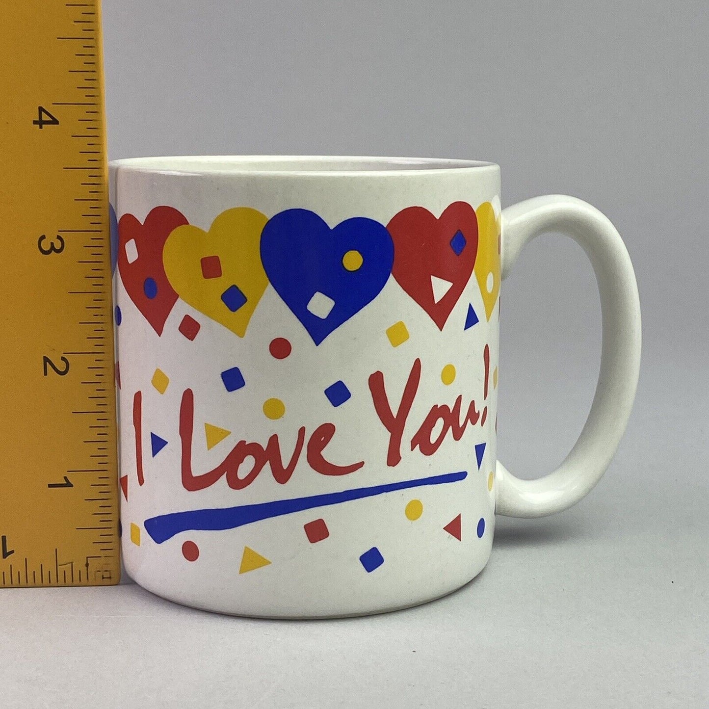 Vintage 1989 "I Love You" Mug (Coffee, Tea, Chocolate, Anniversary, Valentines)