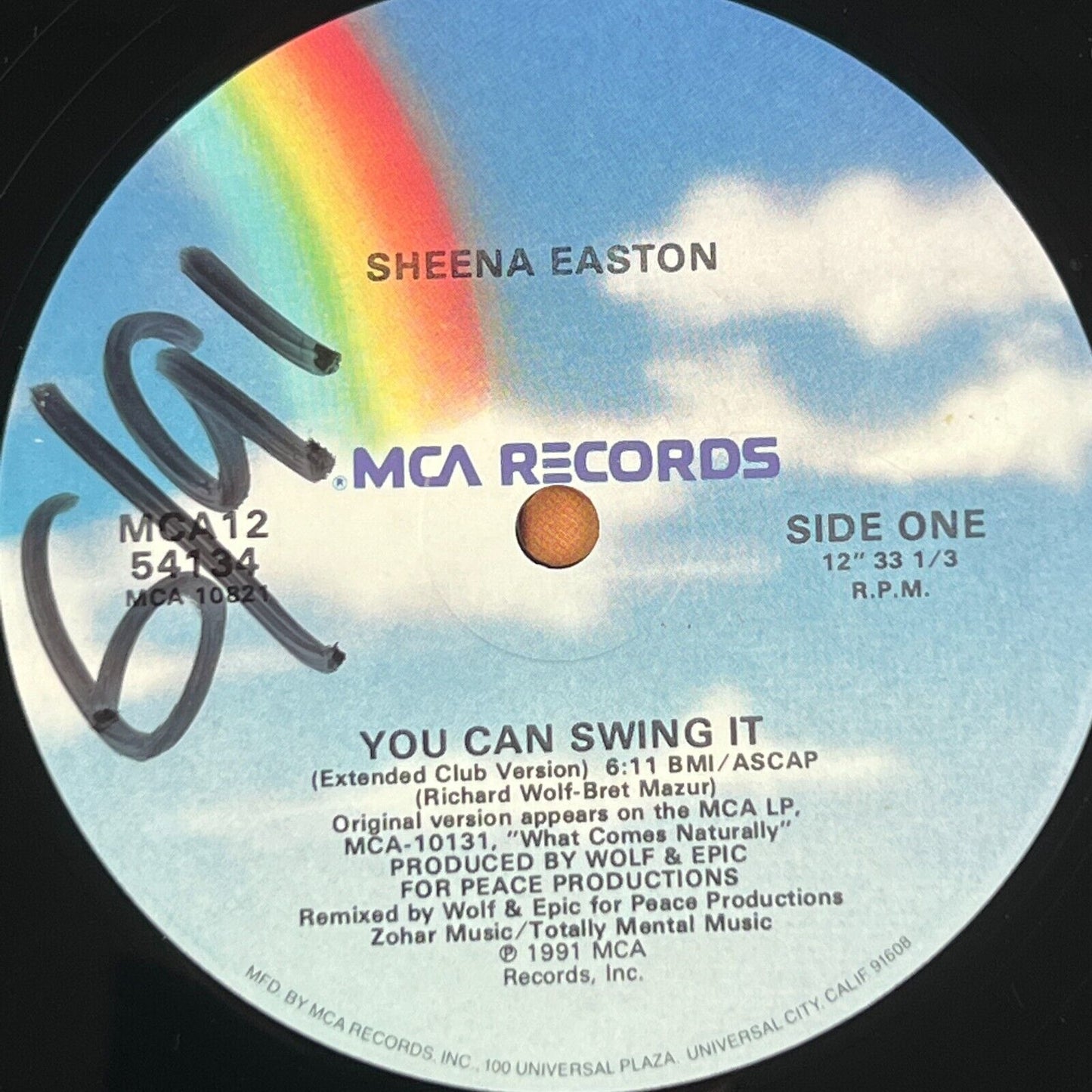 Sheena Easton - You Can Swing It Promotional Vinyl Record