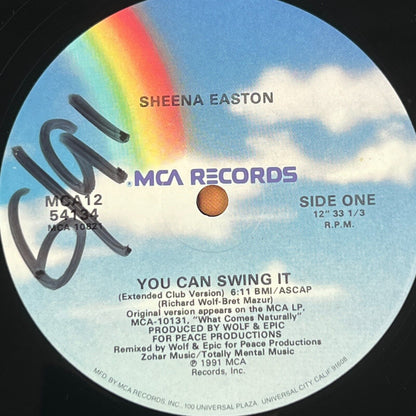 Sheena Easton - You Can Swing It Promotional Vinyl Record