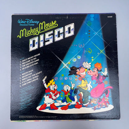 Mickey Mouse Disco Disneyland Records Vinyl Record