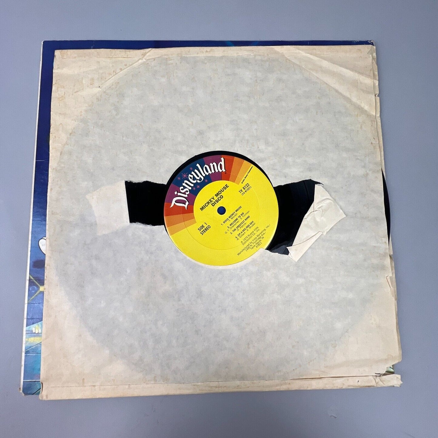 Mickey Mouse Disco Disneyland Records Vinyl Record