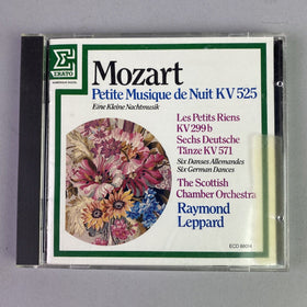 Mozart Petite Musique de Nuit KV 535 Erato CD