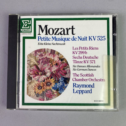 Mozart Petite Musique de Nuit KV 535 Erato CD