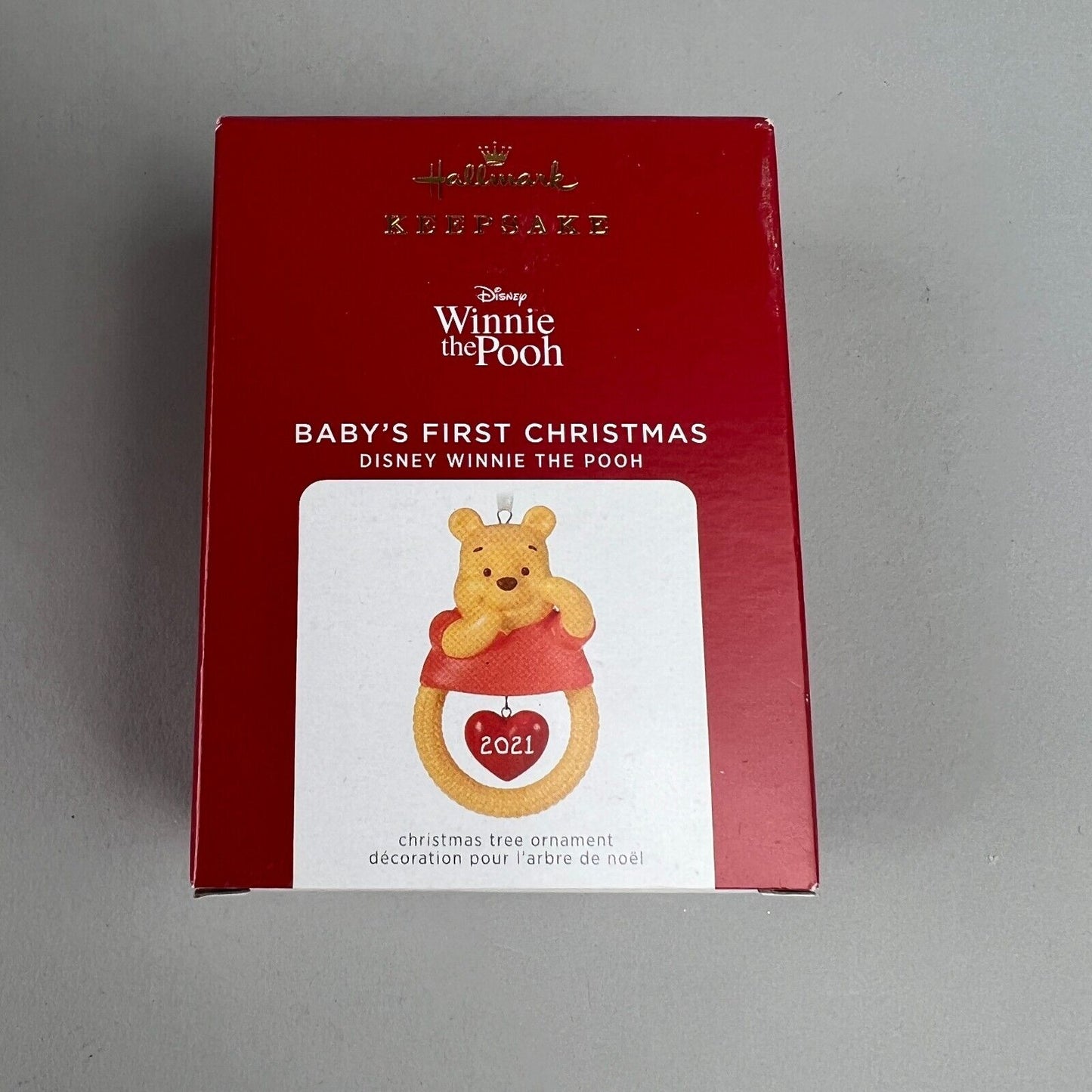 New Hallmark Winnie the Pooh Baby's First Christmas Disney 2021