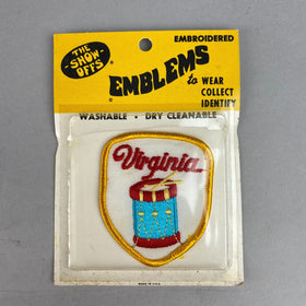 Vintage 'The Show Offs' Emblems VIRGINIA Sew On Patch Wear or Collect