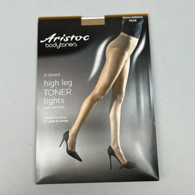 Aristoc Bodytoners High Leg Toner Tights, Small/Medium, Nude