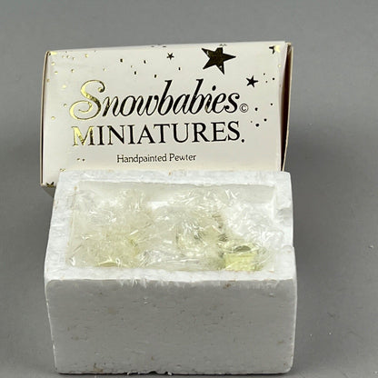 Department 56 Snowbabies Miniatures Pewter, Finding Fallen Stars 7618-0