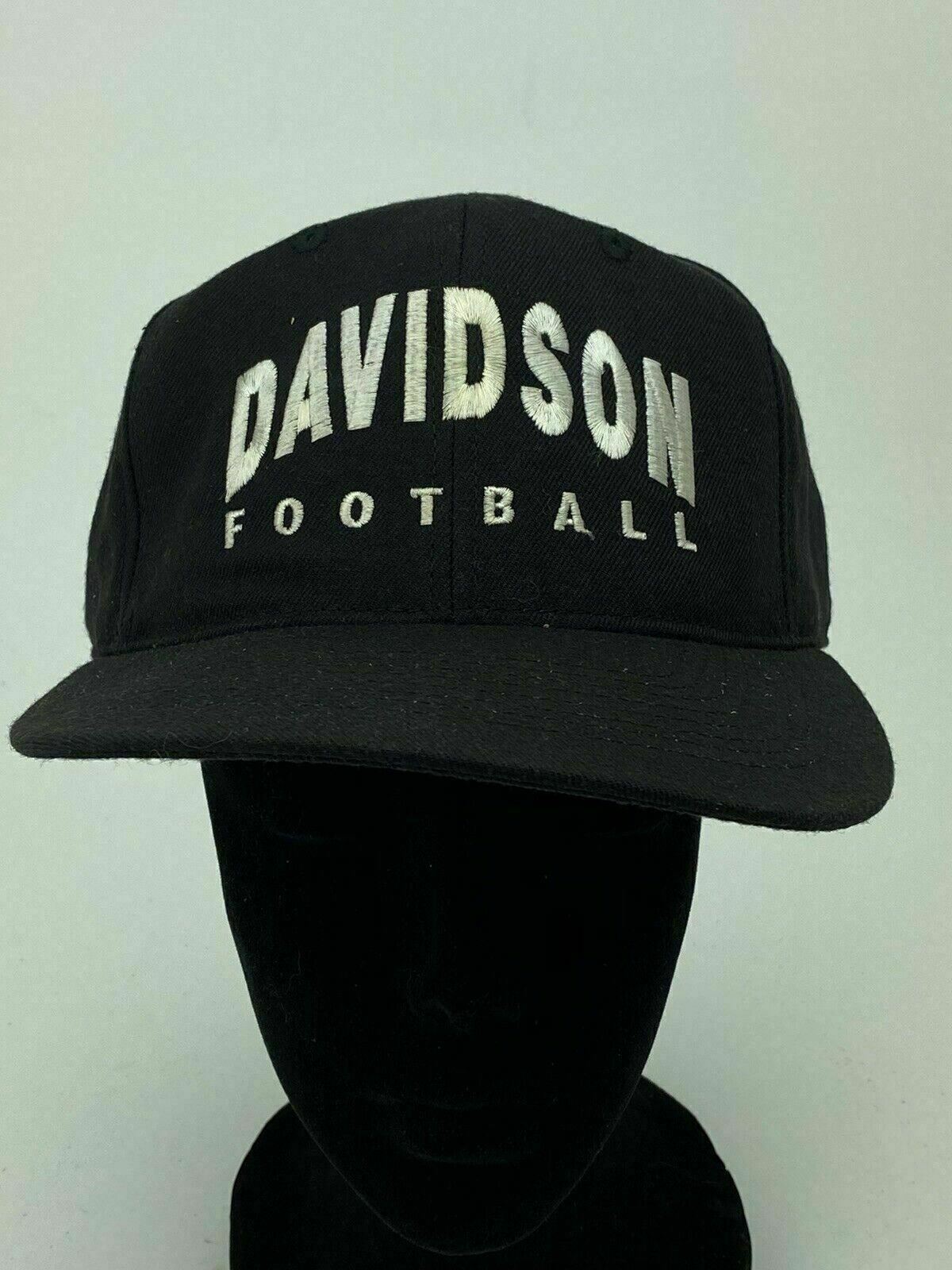 Reebok Vintage Davidson Cap Snap-back Hat Black Denim