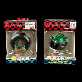 NASCAR Bobby Labonte Tire and Helmet Collectible Mini Ornament