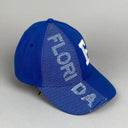 Blue and White Florida Adjustable Baseball Cap