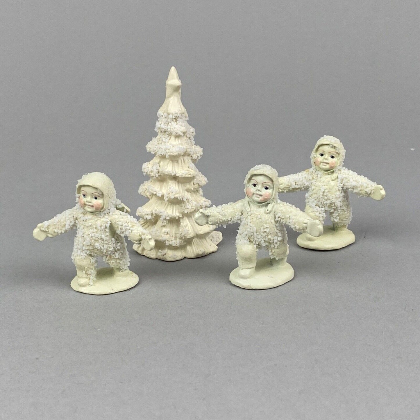 Department 56 Snowbabies Miniature Pewter, Frosty Frolic 7613-9 w/Original Box