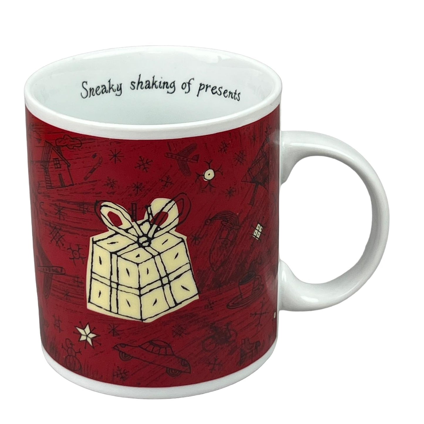 Sneaky Shaking of Presents Starbucks Coffee Mug