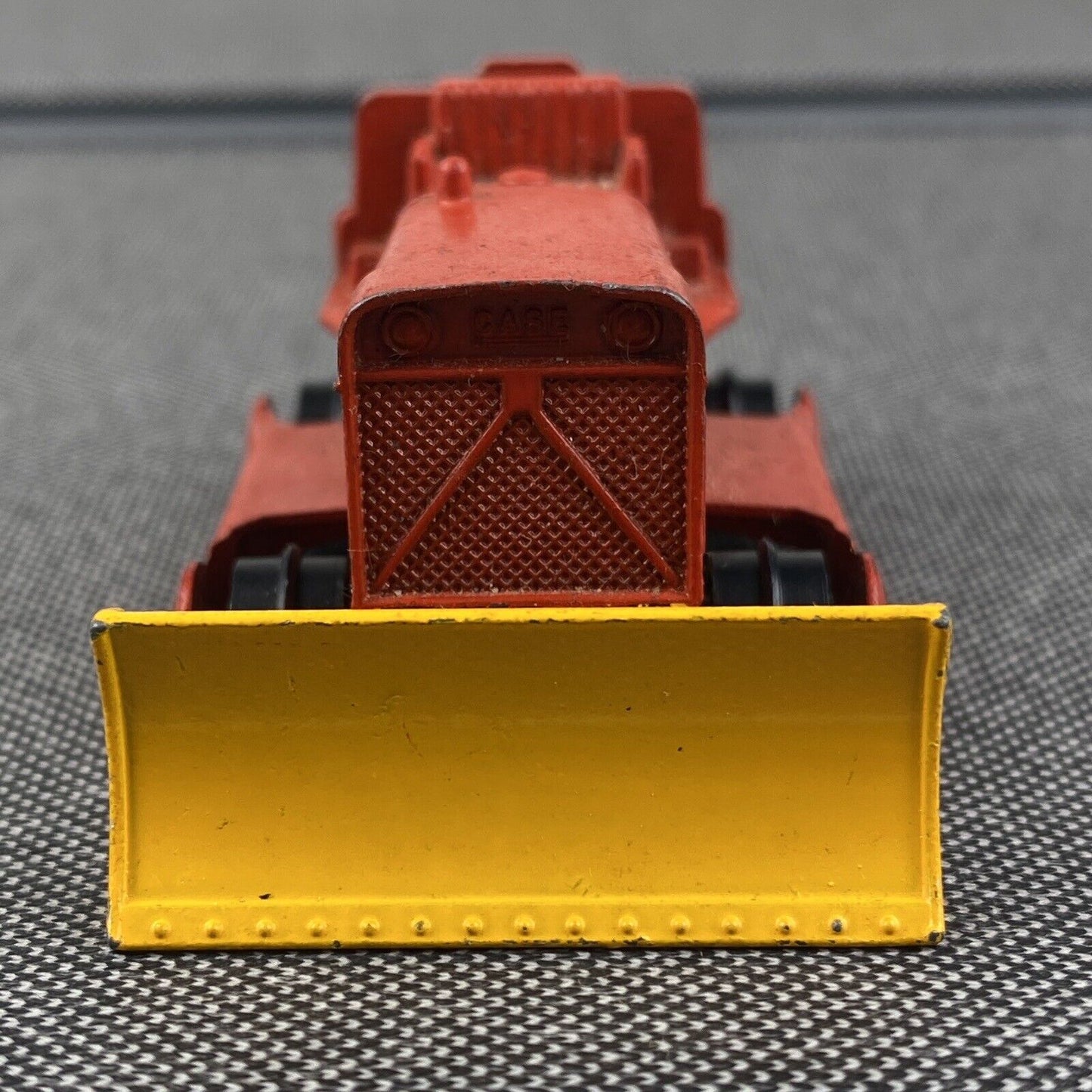 Vintage Lesney Matchbox Series Aveling-Barford Tractor Shovel Red & Yellow