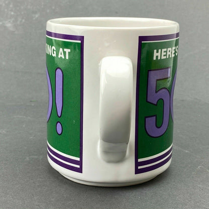 Vintage Unique Birthday 50 Years Old Gift Mug 3D Mug with Hole (Gift)