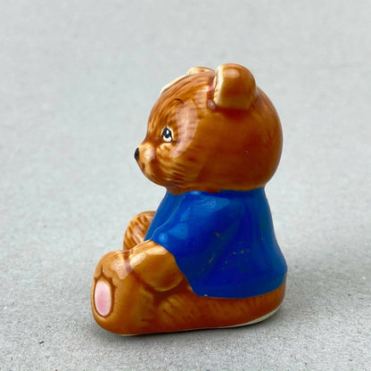 Mini 2" Russ 'Get Well Soon' Bear Figurines Ceramic High Gloss (Gift)