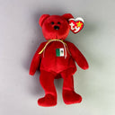 Vintage TY The Original Beanie Baby Osito Mexican Teddy Bear Plush w Tags - 6"