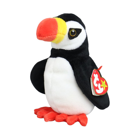 Vintage TY The Original Beanie Babies, Puffer, Toucan Stuffed Animal - 6"