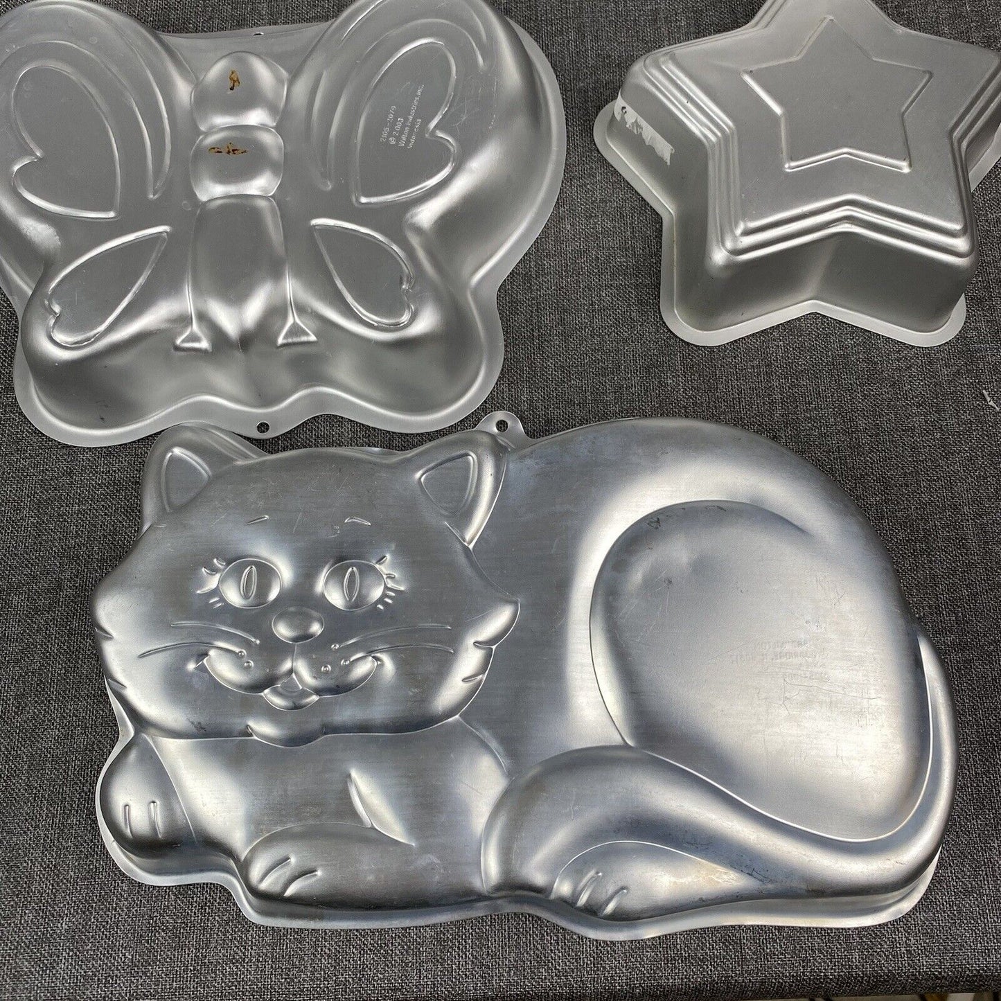 Wilton Cake Pans - Cats, Star, Butterfly , Horseshoe , Star