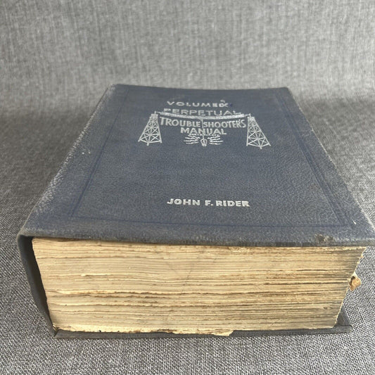 John F. Rider Perpetual Troubleshooting Manual Volume IX