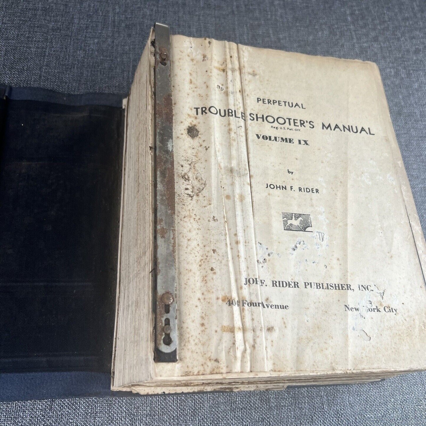 John F. Rider Perpetual Troubleshooting Manual Volume IX