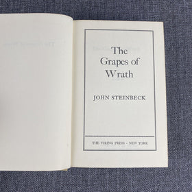 The Grapes of Wrath  by John Steinbeck , Viking Press, New York , 1939