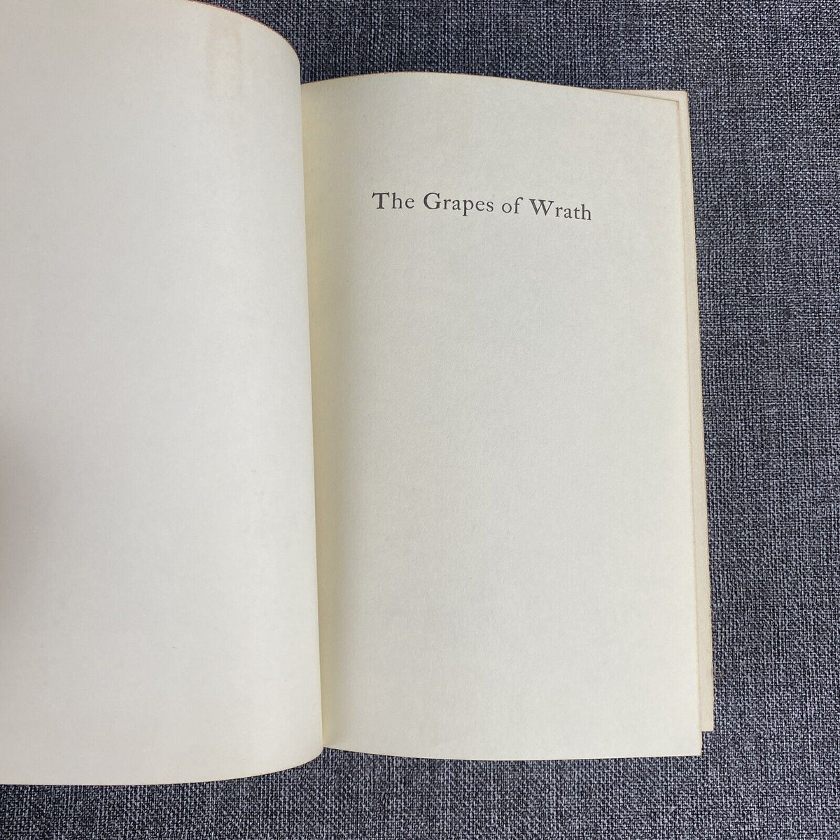 The Grapes of Wrath  by John Steinbeck , Viking Press, New York , 1939